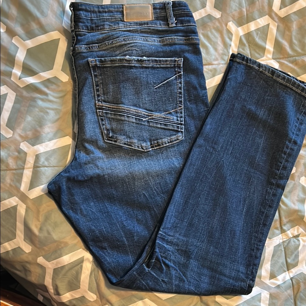 BKE Dark Blue High-Rise Jeans